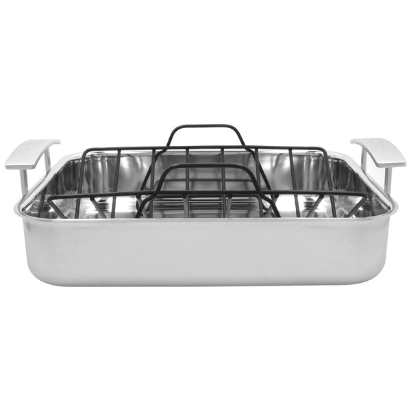 Demeyere Industry 5-ply Roasting Pan with Rack